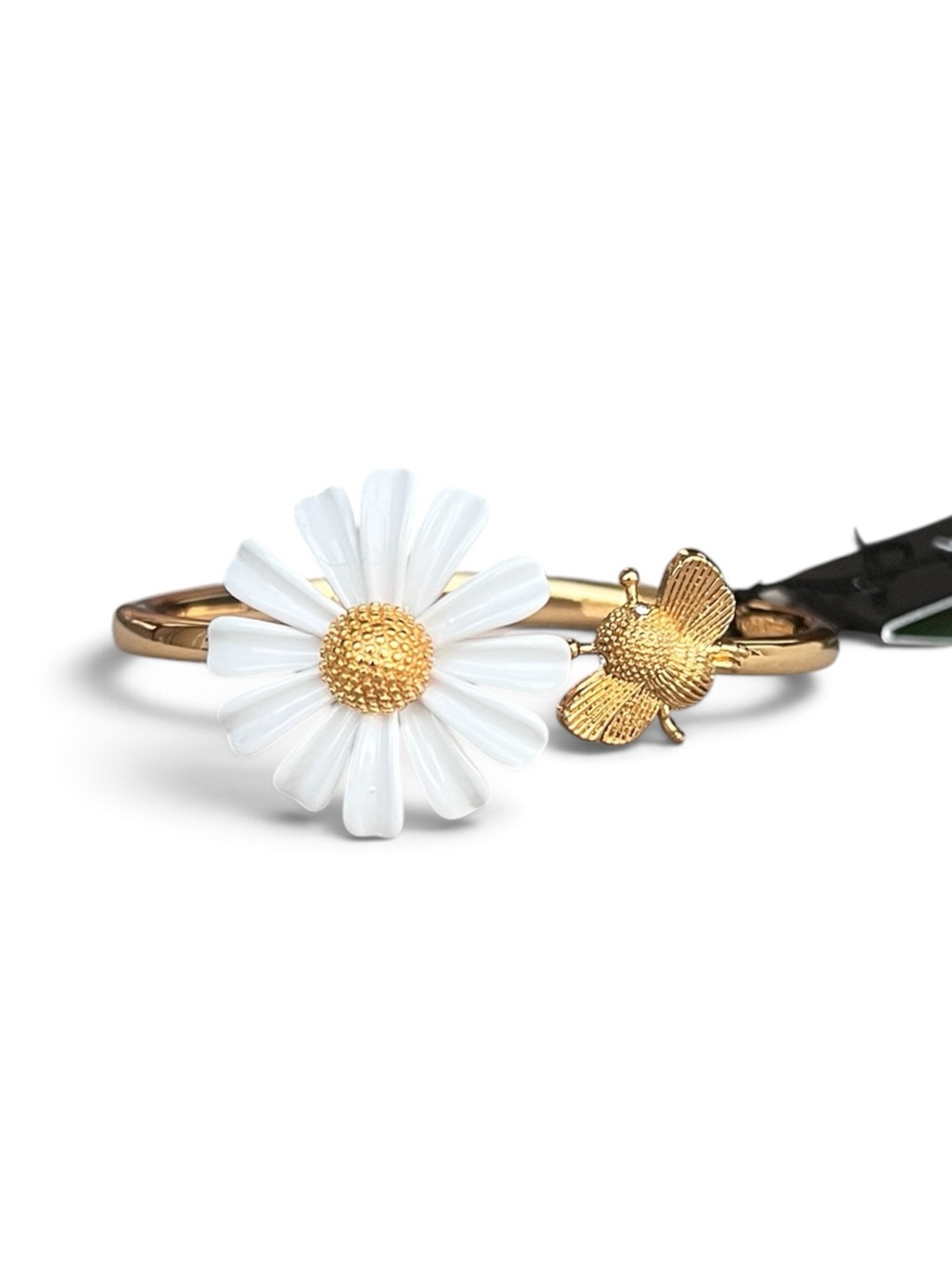 Kate Spade New York All Abuzz Daisy Bee Open Hinged Cuff Bracelet